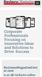Mobile Screenshot of businessmagazinecenter.com